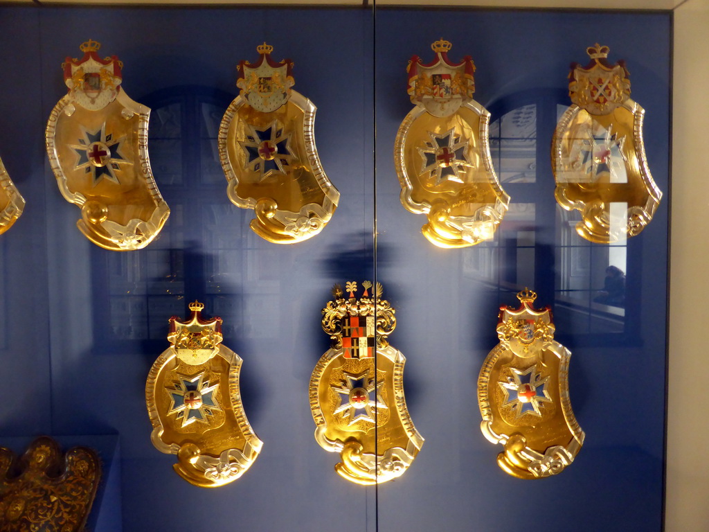 Emblems at the Reliquaries Chamber at the Upper Floor of the Munich Residenz palace