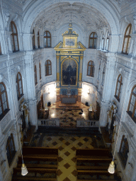 The Court Chapel at the Munich Residenz palace, viewed from the gallery at the Upper Floor