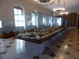 Dinner service at the Silver Rooms at the Upper Floor of the Munich Residenz palace