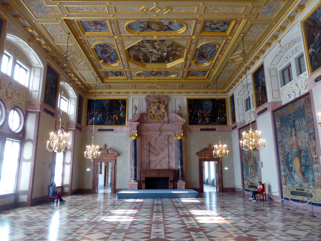 The Imperial Hall at the Upper Floor of the Munich Residenz palace