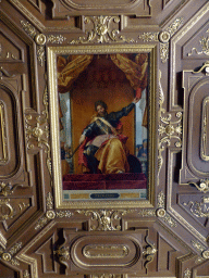 Fresco at the ceiling of one of the Treves Rooms at the Upper Floor of the Munich Residenz palace