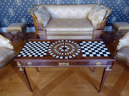 Table in the Music Room at the Court Garden Rooms at the Upper Floor of the Munich Residenz palace