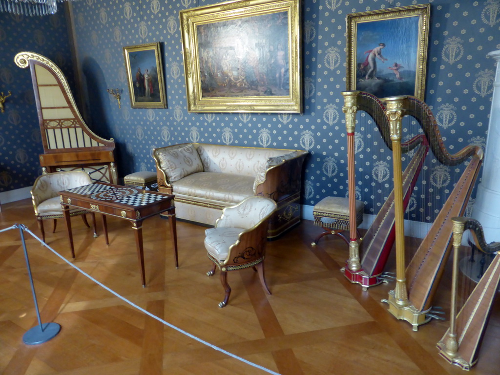 The Music Room at the Court Garden Rooms at the Upper Floor of the Munich Residenz palace