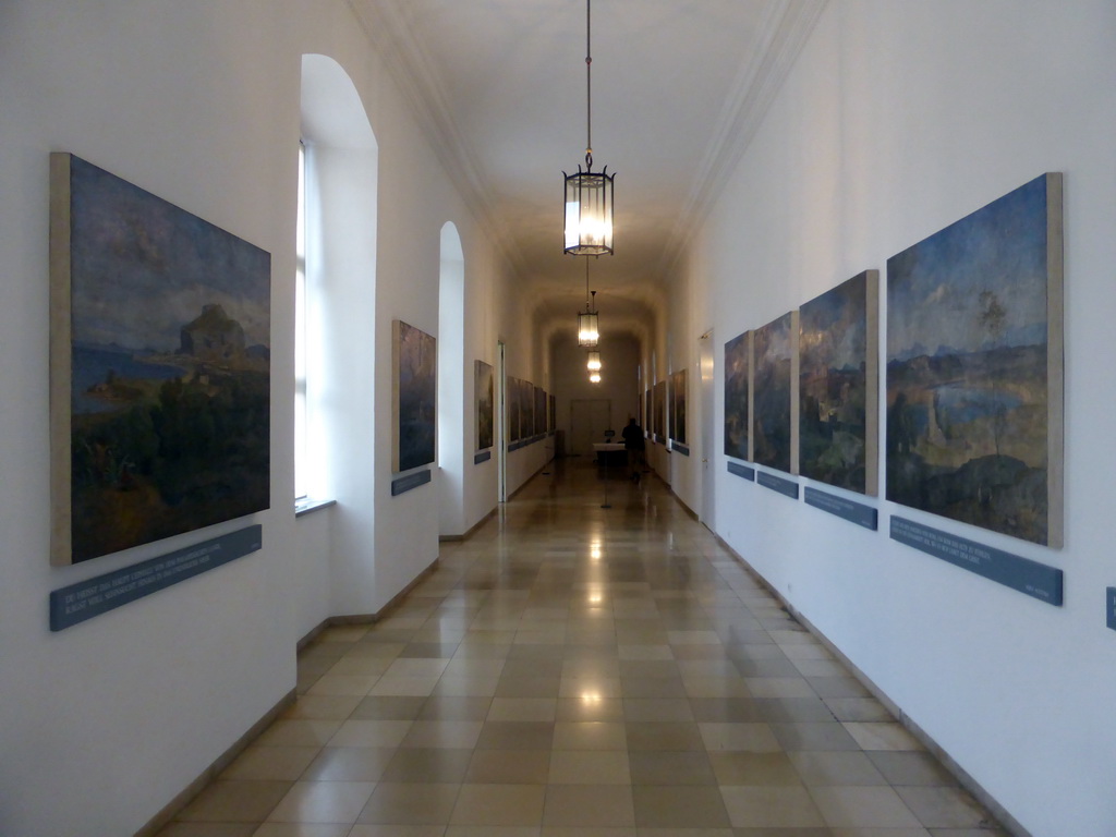 Paintings at the All Saints` Corridor at the Upper Floor of the Munich Residenz palace