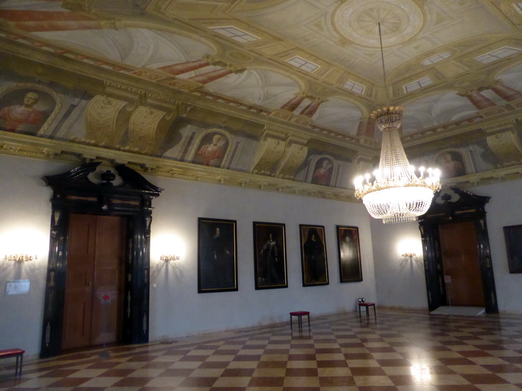 The Black Hall at the Upper Floor of the Munich Residenz palace