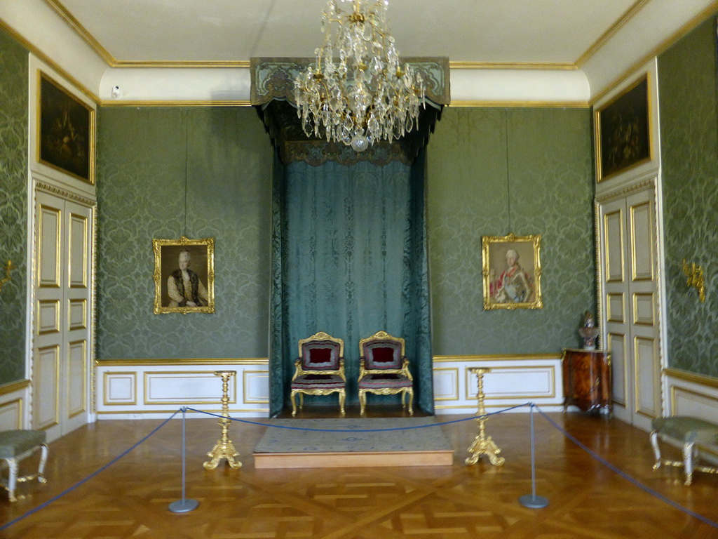 Chairs in one of the Electoral Chambers at the Upper Floor of the Munich Residenz palace