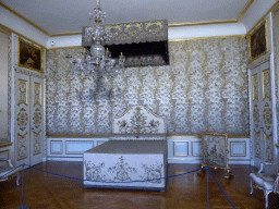 Bed in one of the Electoral Chambers at the Upper Floor of the Munich Residenz palace