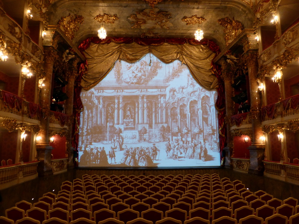 Front and stage of the Cuvilliés Theatre