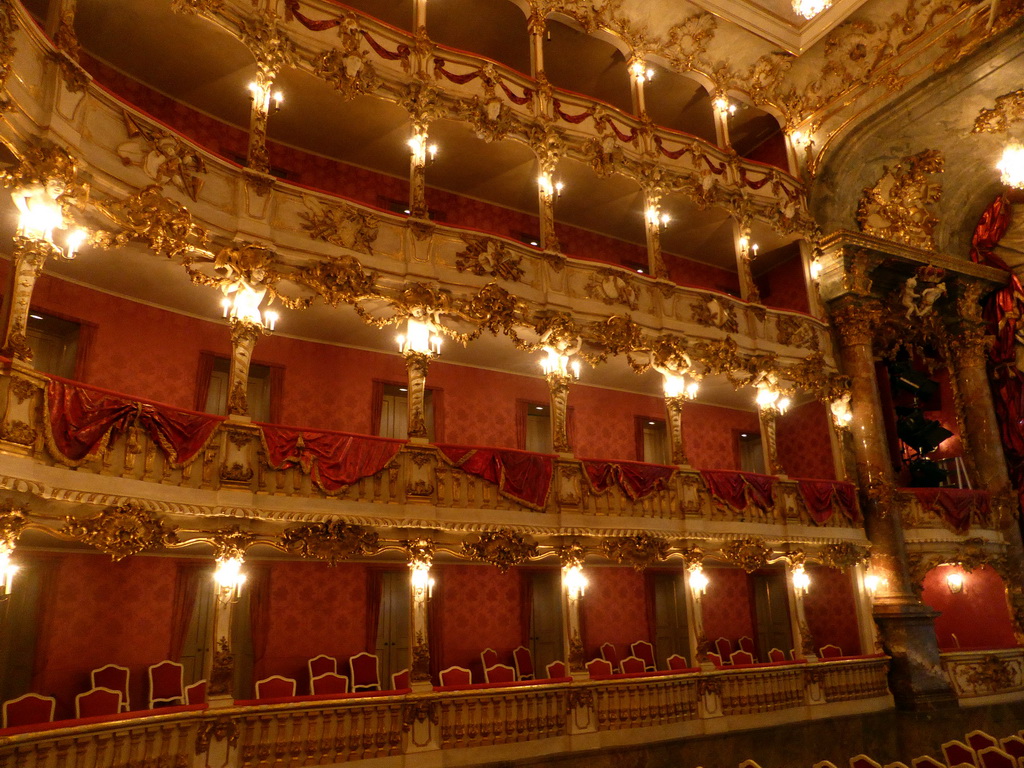Left side of the Cuvilliés Theatre
