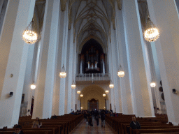 Nave and organ of the Frauenkirche church