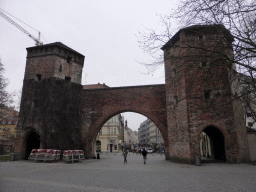 Front of the Sendlinger Tor gate at the Sendlinger Tor Platz square