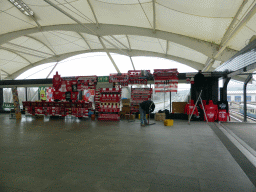 FC Bayern Munich merchandise at the Fröttmaning metro station