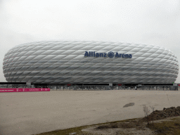 Front of the Allianz Arena stadium, viewed from the south road