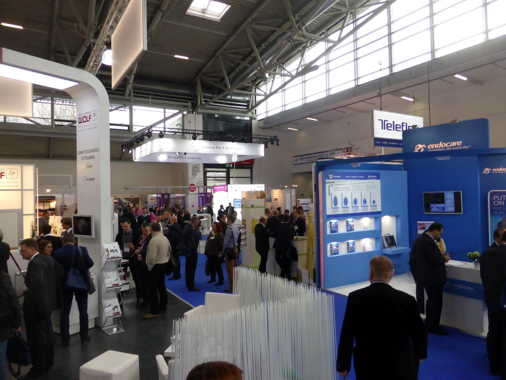 Exhibition of the EAU16 conference at Hall B1 of the International Congress Center Munich