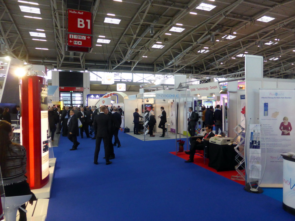 Exhibition of the EAU16 conference at Hall B1 of the International Congress Center Munich