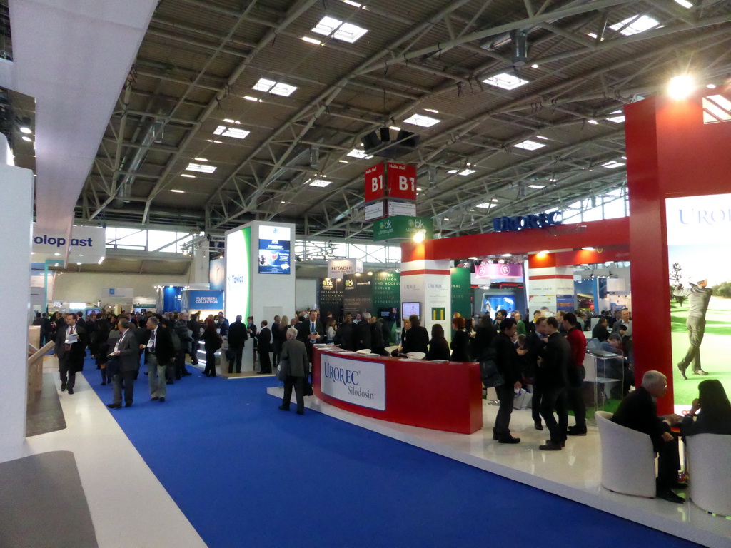 Exhibition of the EAU16 conference at Hall B1 of the International Congress Center Munich