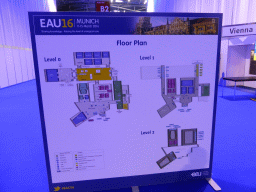 Floor plan of the EAU16 conference at Hall B2 of the International Congress Center Munich