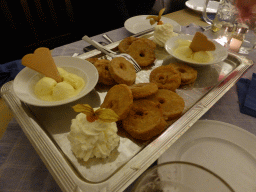 Bavarian specialties for dessert at the Augustiner Klosterwirt restaurant