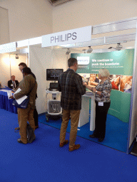 Philips stand at the exhibition of the EAU16 conference at Hall B1 of the International Congress Center Munich