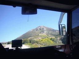 The Acropolis of Mycenae, from tour bus