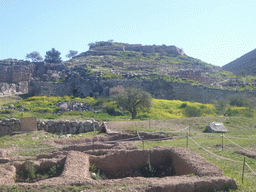 Grave circle B and the Acropolis of Mycenae