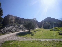 Entrance road to the Acropolis of Mycenae