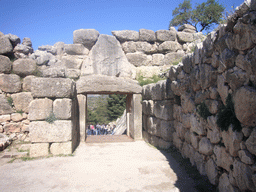 The Lion Gate, from inside the Acropolis of Mycenae