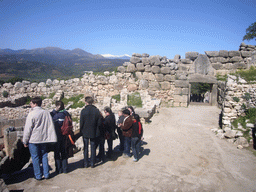 The Lion Gate, from inside the Acropolis of Mycenae