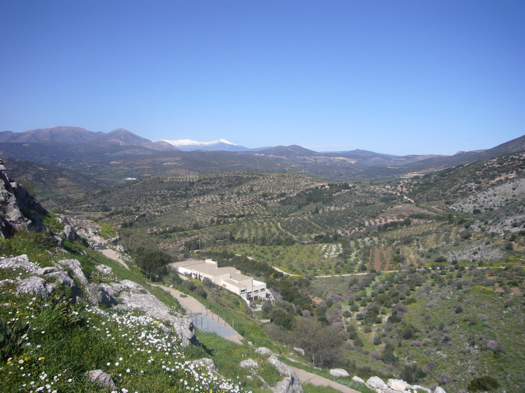 Countryside around the Acropolis of Mycenae