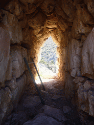 View through gate in the Northeast Extension of the Acropolis of Mycenae