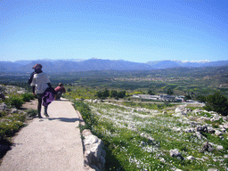 Front side of the Acropolis of Mycenae