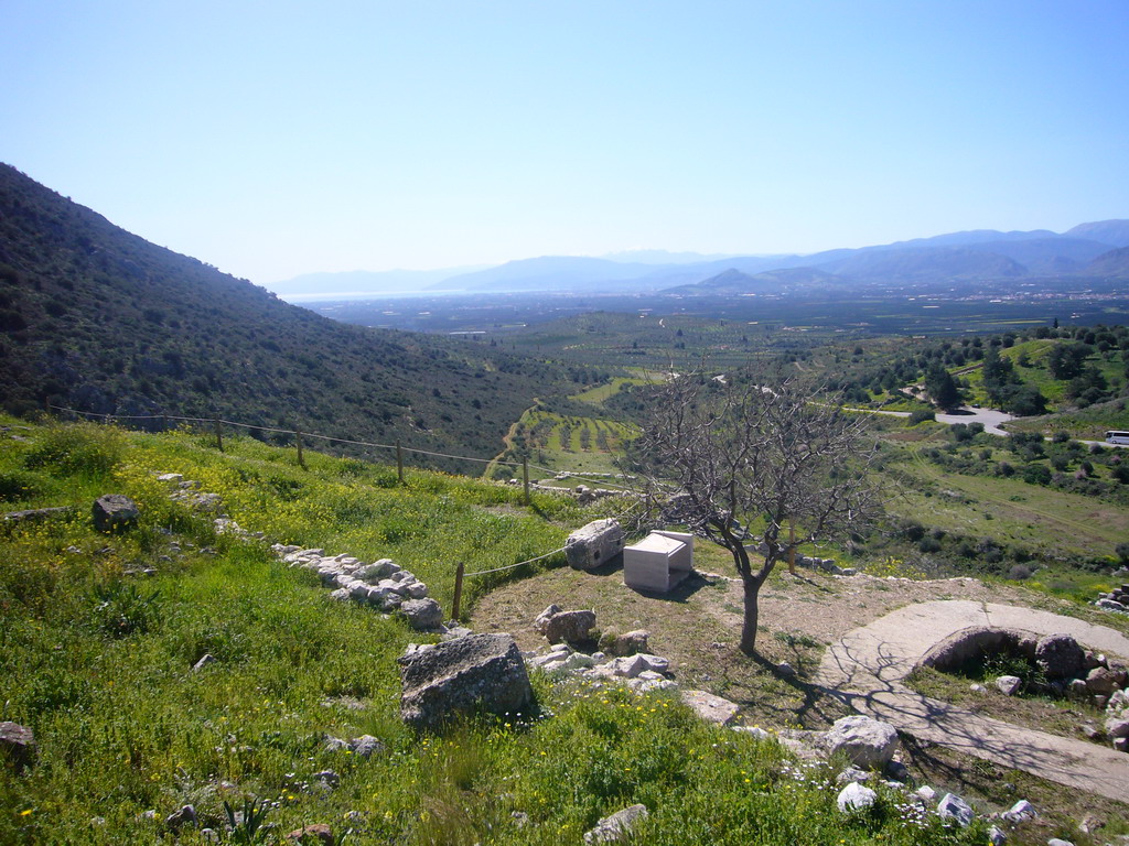 Front side of the Acropolis of Mycenae