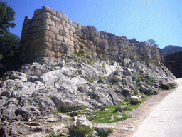 Entrance road to the Acropolis of Mycenae