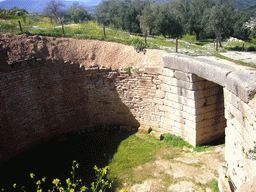 Excavations near the museum of the Acropolis of Mycenae
