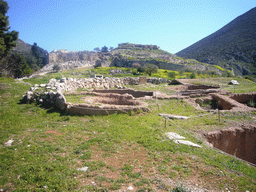 Grave Circle B and the Acropolis of Mycenae