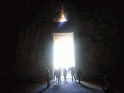 Inside the Tomb of Clytemnestra