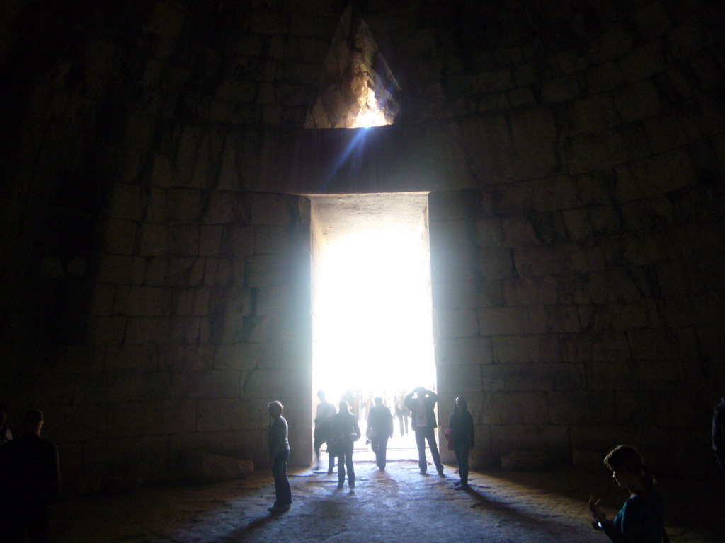 Inside the Tomb of Clytemnestra