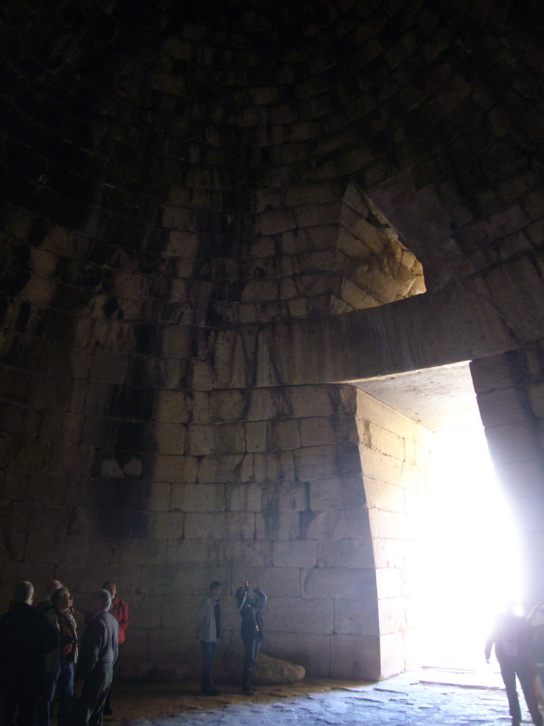Inside the Tomb of Clytemnestra