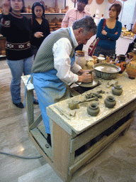 Pottery demonstration near Mycenae