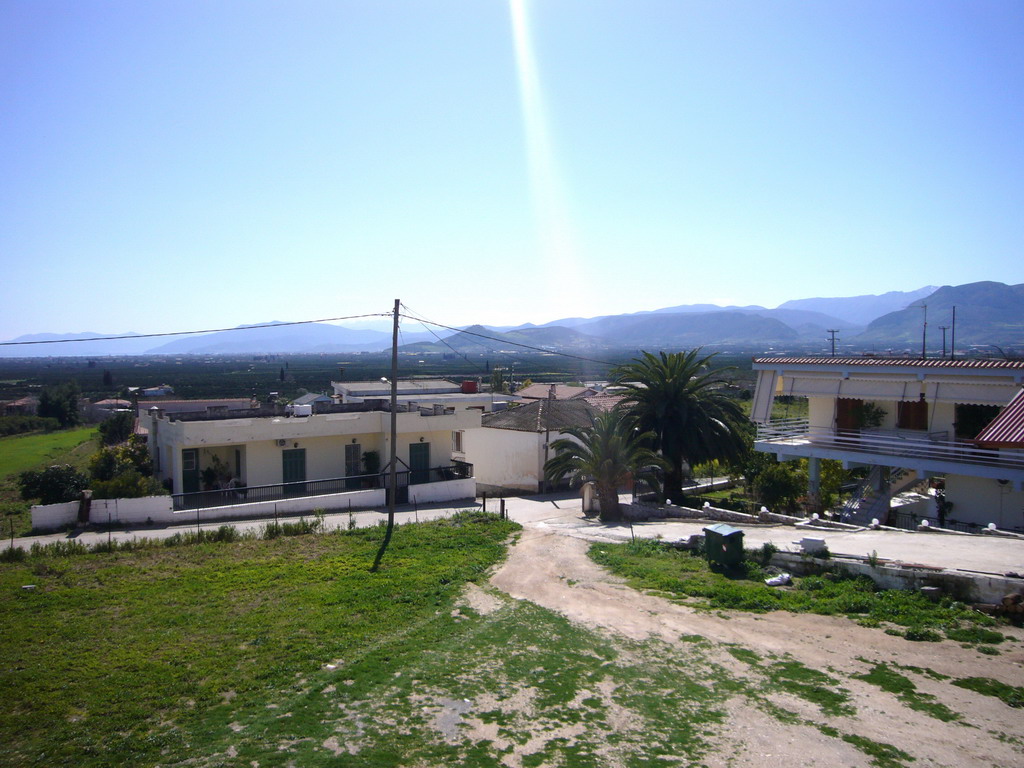 Outside our lunch restaurant near Nafplion