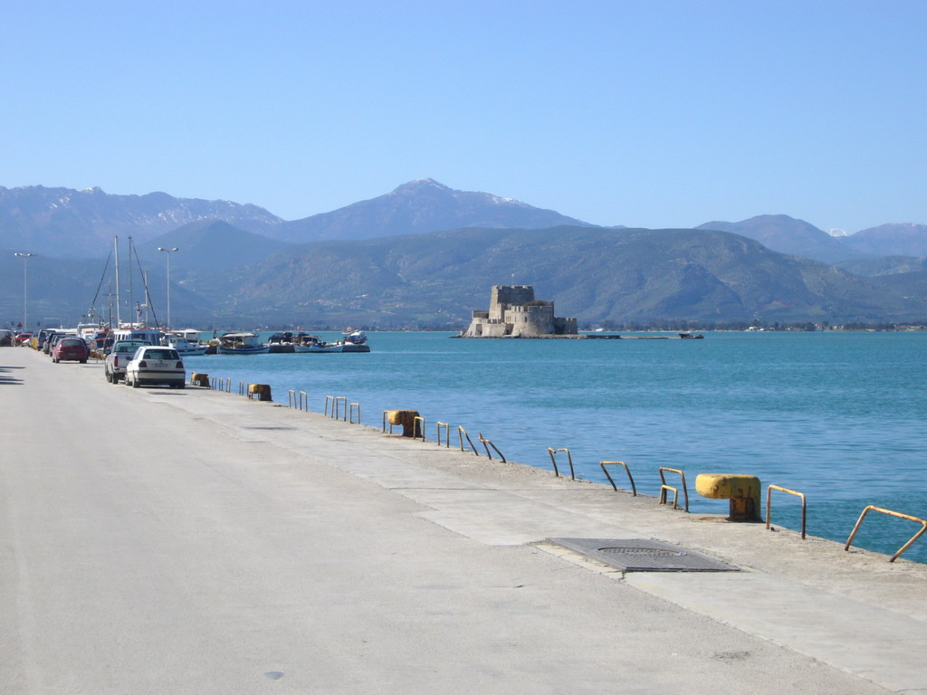 Bourtzi Castle in the harbour of Nafplion