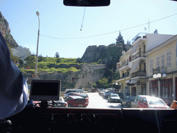 Center of Nafplion, from tour bus