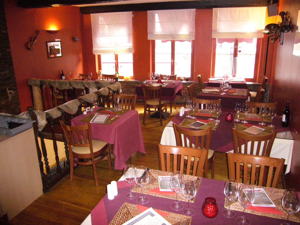 Interior of the Brasserie l`Alternative restaurant