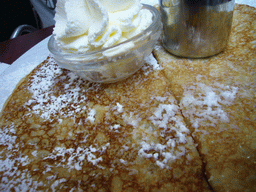 Crêpe with sugar at the Tea Room Villeroy