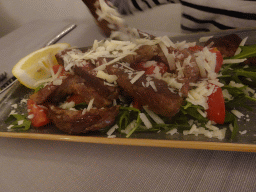 Meat at the Trattoria Pizzeria `Da Alfredo` a Poggioreale restaurant