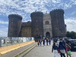 West side of the Castel Nuovo castle, viewed from the access bridge