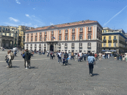 Front of the Prefettura di Napoli building at the Piazza del Plebiscito square