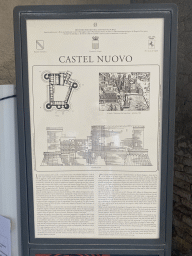 Map and information on the Castel Nuovo castle