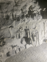 Bones at the tombs at the Armoury Hall at the Castel Nuovo castle