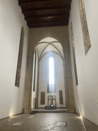 Nave and apse of the Palatine Chapel at the Castel Nuovo castle